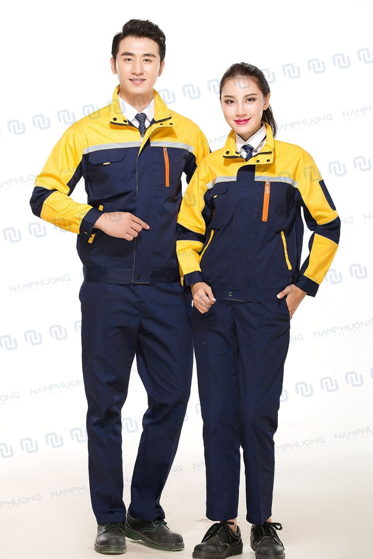 Áo bảo hộ lao động mùa đông chất liệu bền bỉ