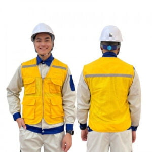 Áo gile phản quang an toàn cho công nhân