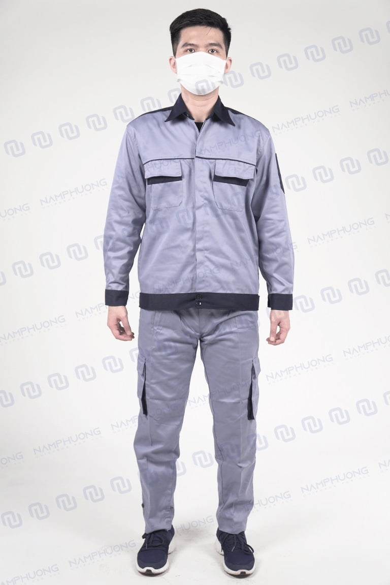 Mẫu đồng phục công nhân chất liệu cao cấp