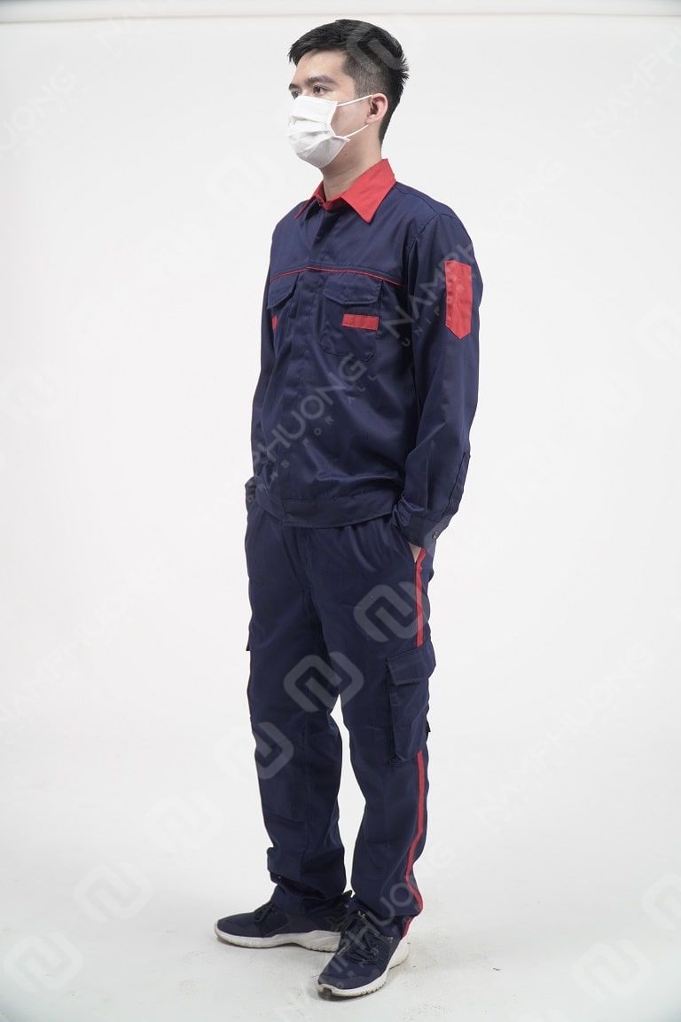 Quần áo công nhân cơ khí chất liệu bền bỉ - Ảnh 2
