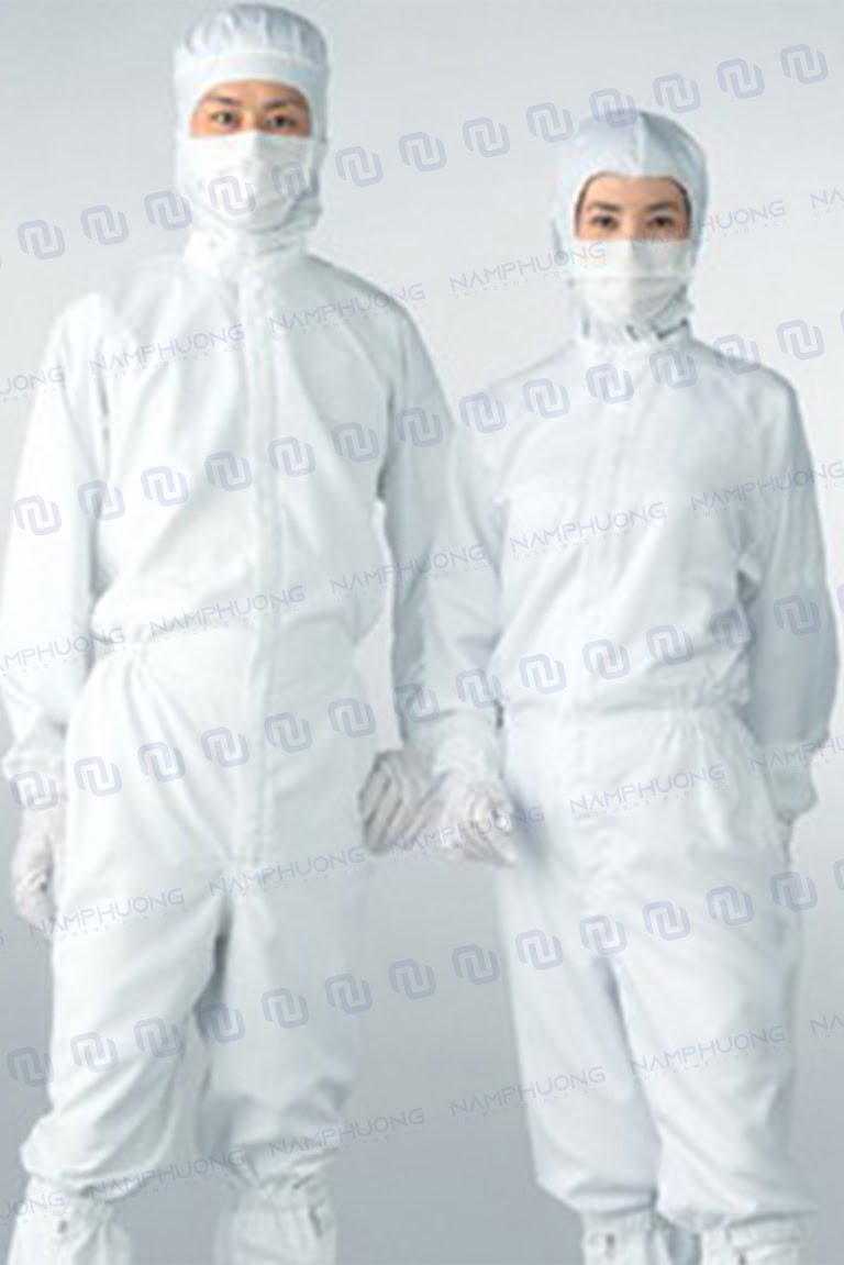 Quần áo phòng sạch phòng tránh nhiễm độc tốt