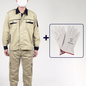 Combo áo quần bảo hộ và gang tay bảo hộ chuyên nghiệp