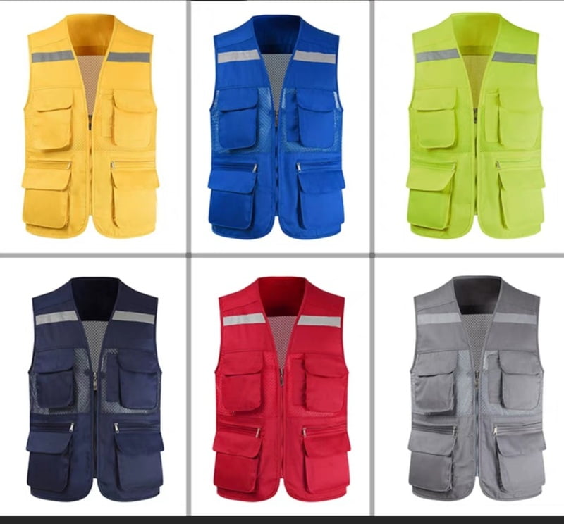 ao-gile-cong-nhan Áo gile công nhân có màu sắc đa dạng, dễ dàng chọn lựa