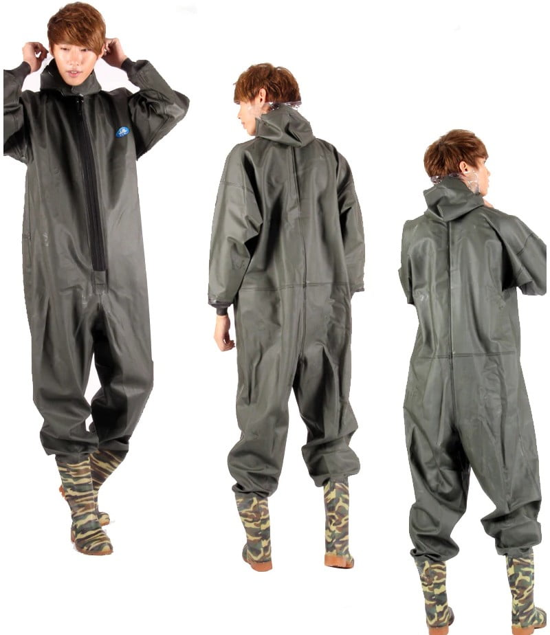 Bộ quần áo lội nước cho phép người lao động cách ly được hoàn toàn với nước và chất lỏng