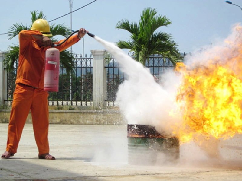 Ứng dụng của bình chữa cháy bột và CO2