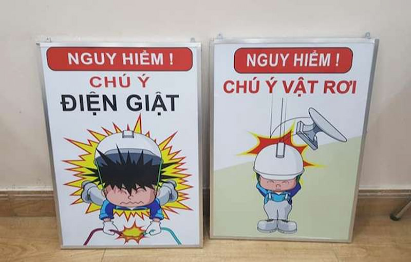 biển báo nguy hiểm điện